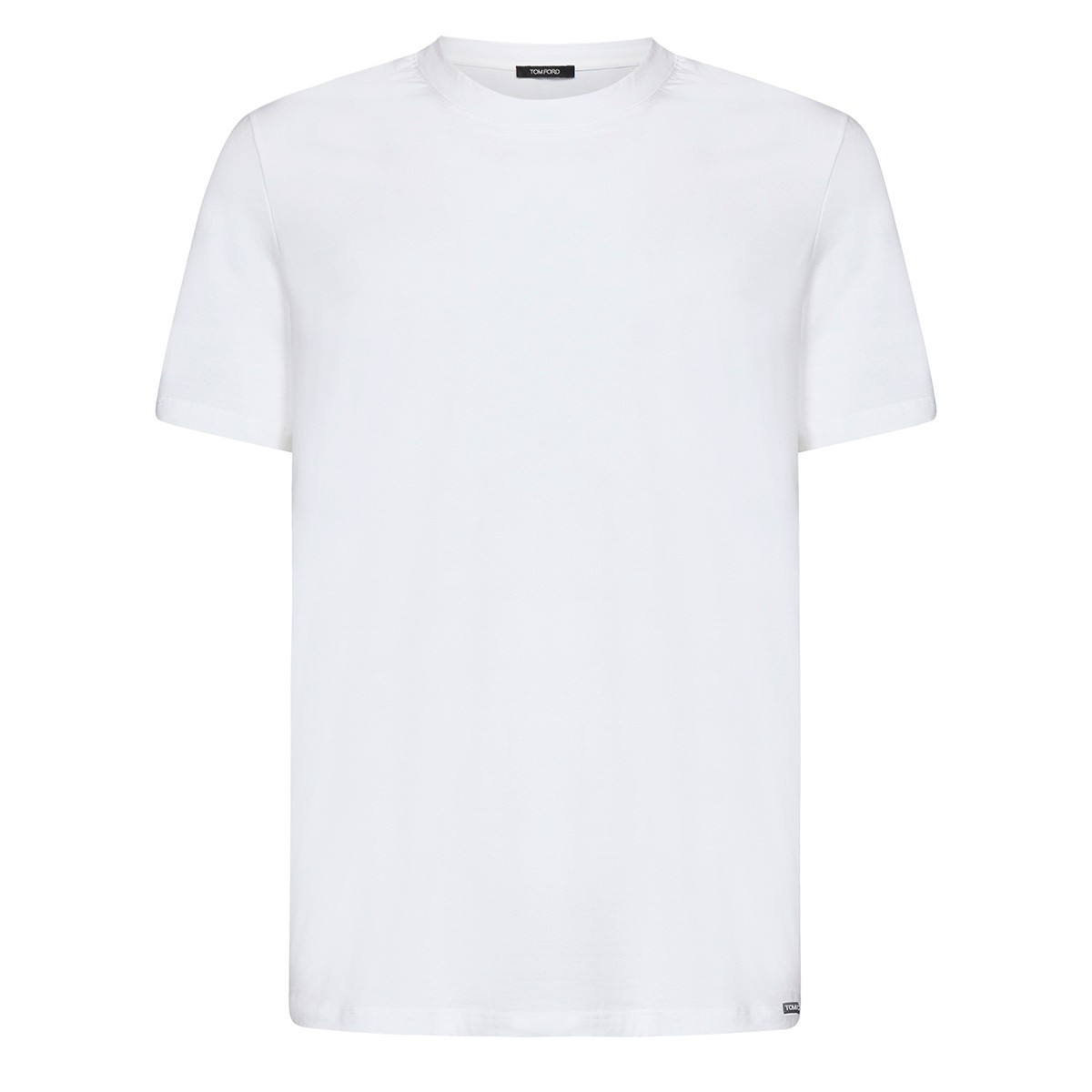 WHITE COTTON T-SHIRT