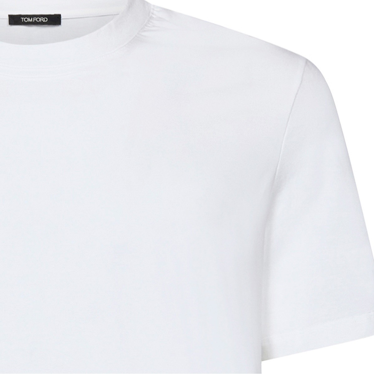 WHITE COTTON T-SHIRT