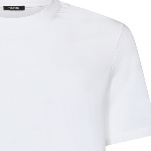 WHITE COTTON T-SHIRT