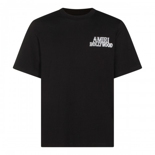 BLACK COTTON T-SHIRT