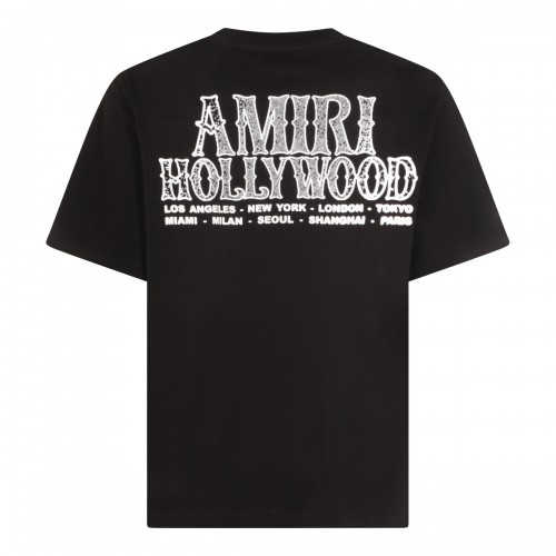 BLACK COTTON T-SHIRT