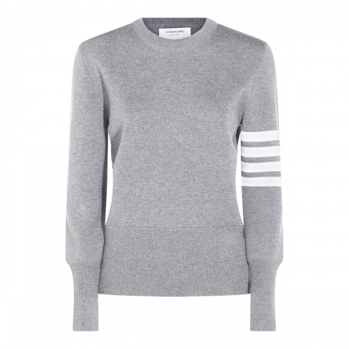 DARK GREY WOOL KNITWEAR