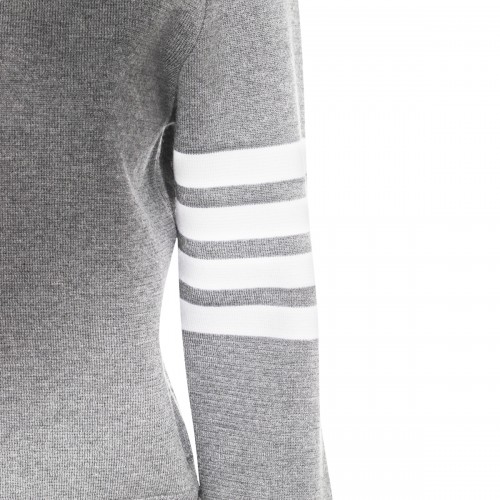 DARK GREY WOOL KNITWEAR