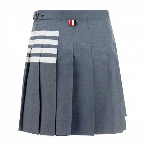 GREY AND WHITE WOOL SKIRT 2
