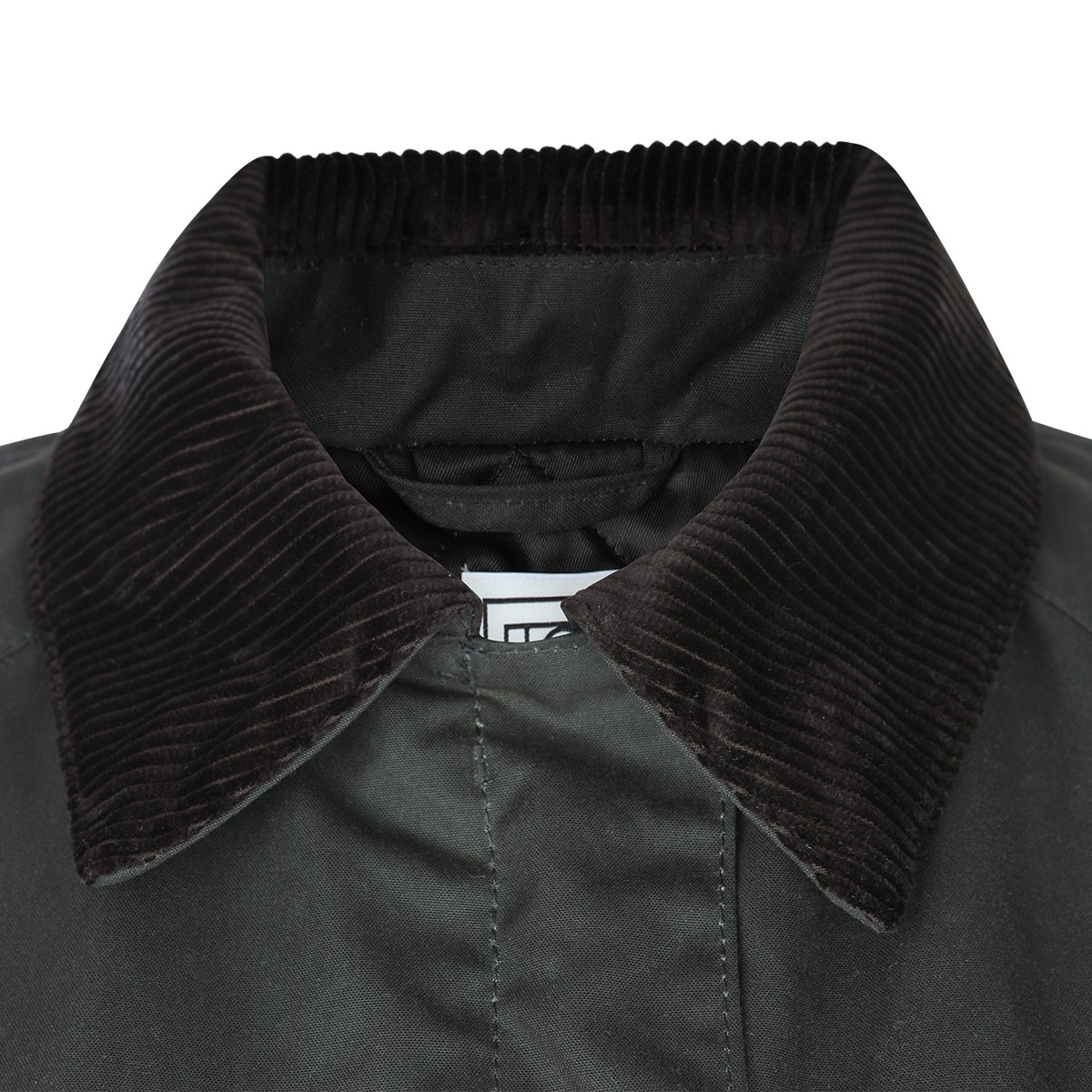 GREEN COTTON CASUAL COUNTRY JACKET