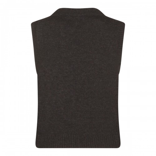 BLACK SAND WOOL BLEND KNITWEAR 2