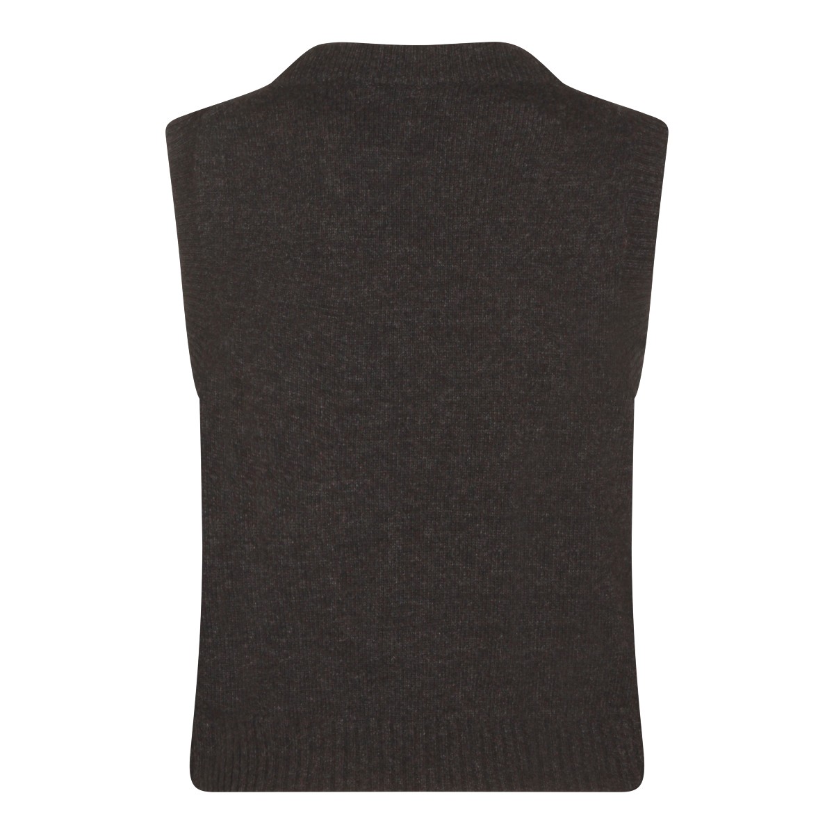 BLACK SAND WOOL BLEND KNITWEAR