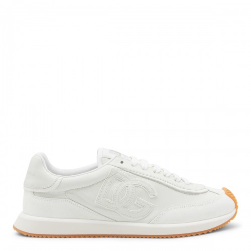 WHITE LEATHER SNEAKERS