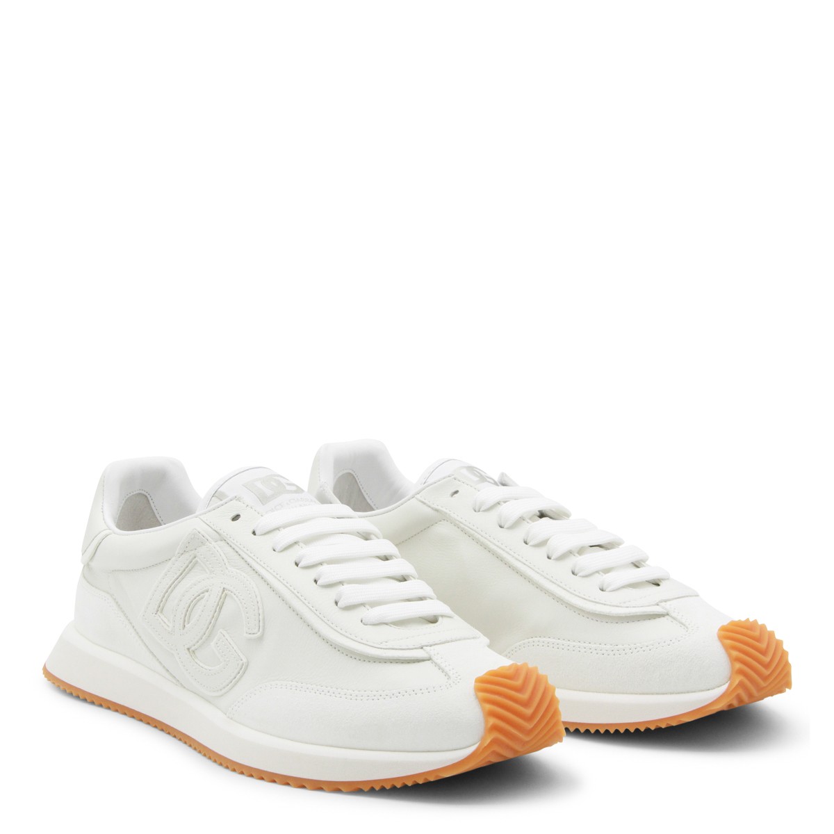 WHITE LEATHER SNEAKERS