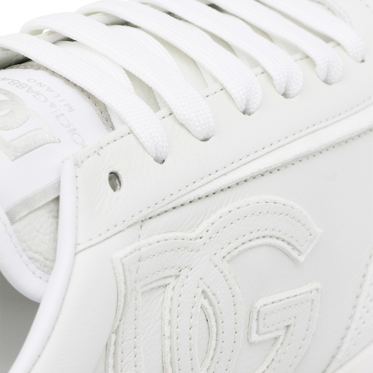 WHITE LEATHER SNEAKERS