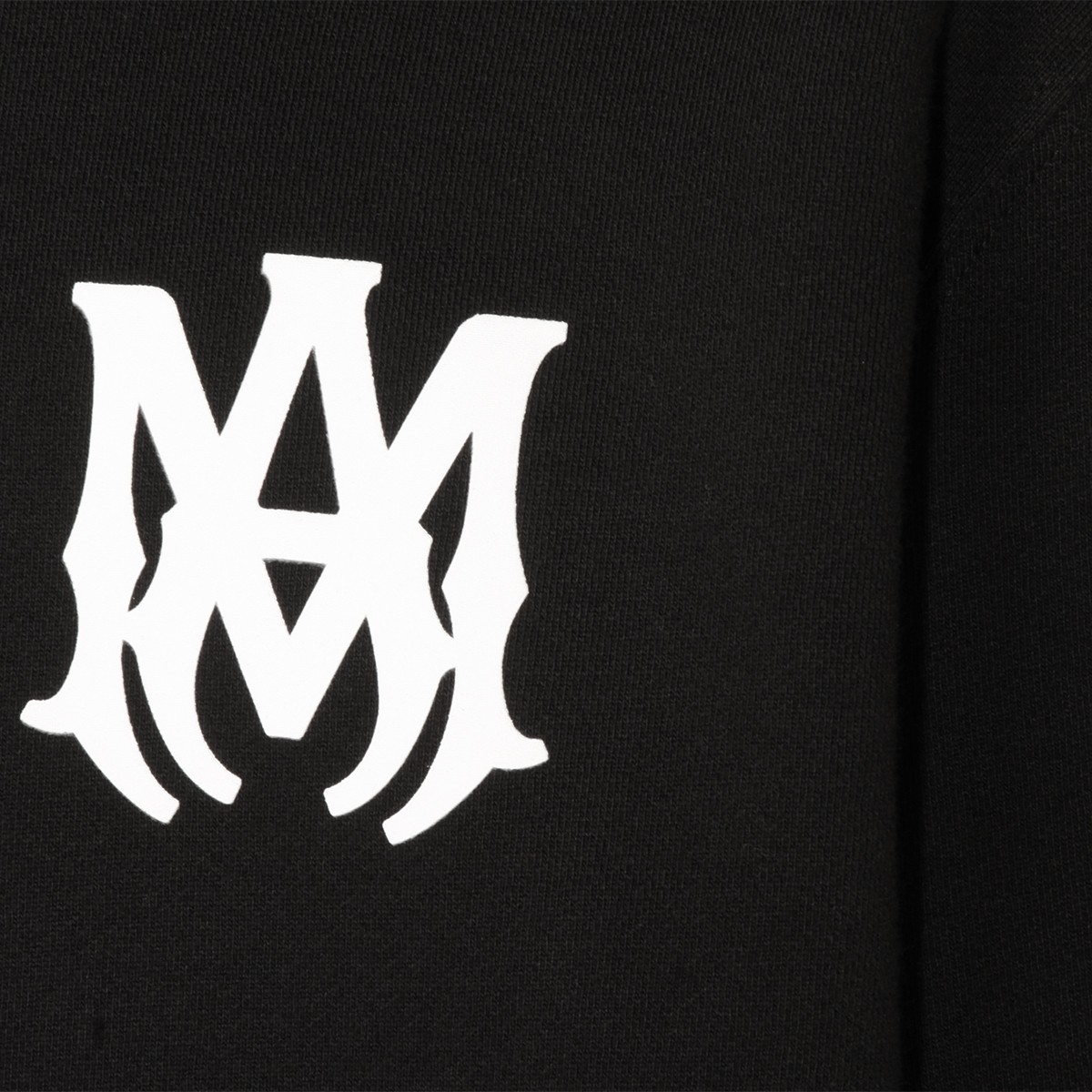 BLACK COTTON SWEATSHIRT