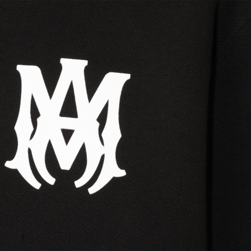 BLACK COTTON SWEATSHIRT