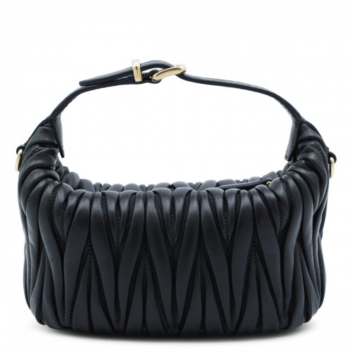 BLACK LEATHER MINI BAG