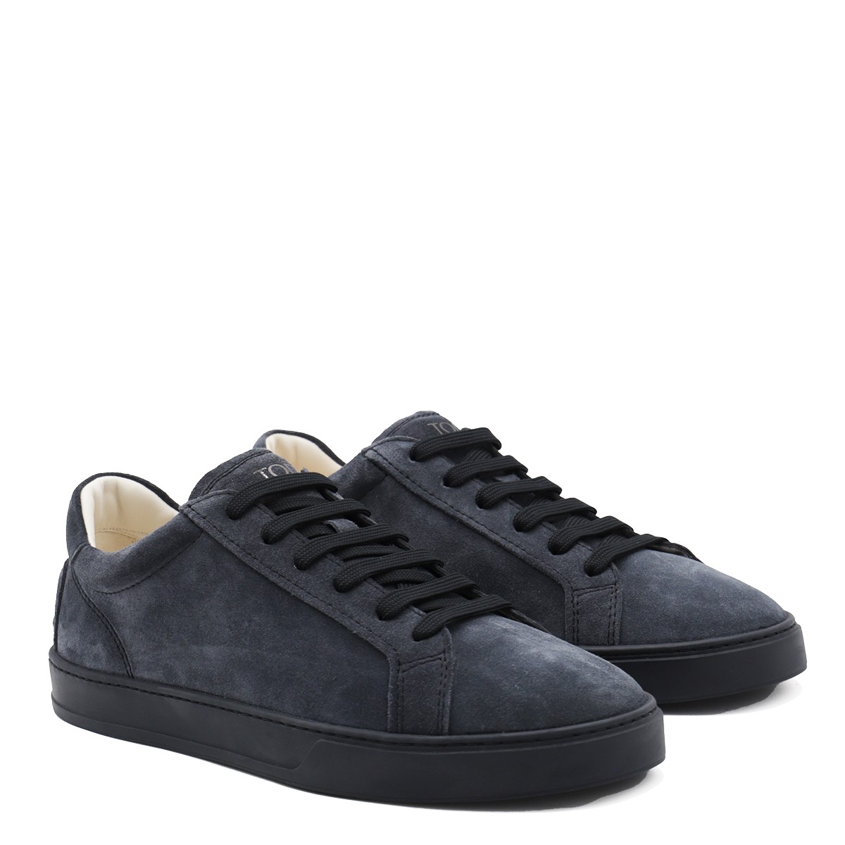 BLUE LEATHER SNEAKERS