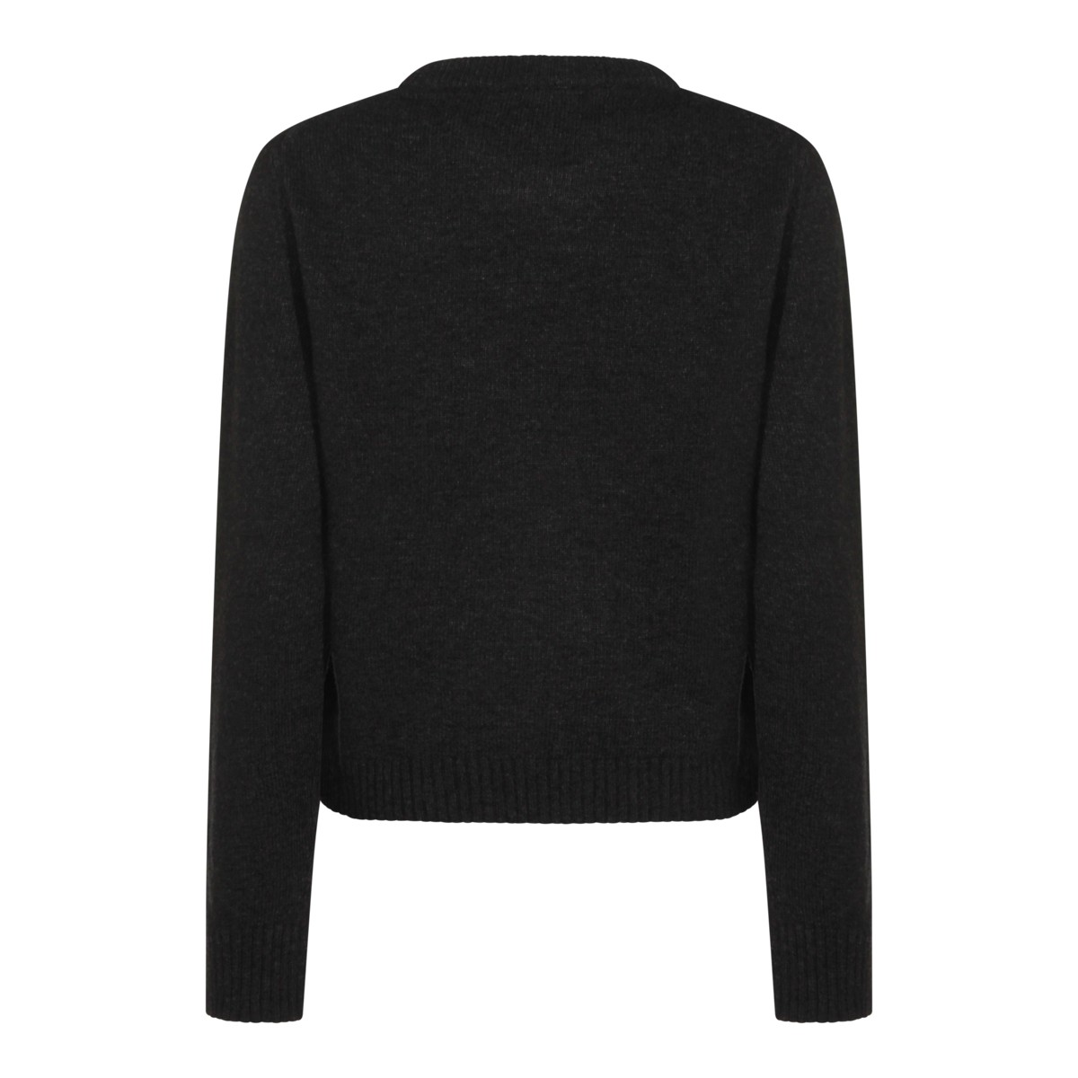 BLACK WOOL KNITWEAR
