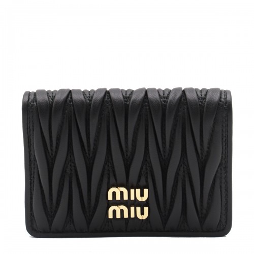 BLACK LEATHER WALLET