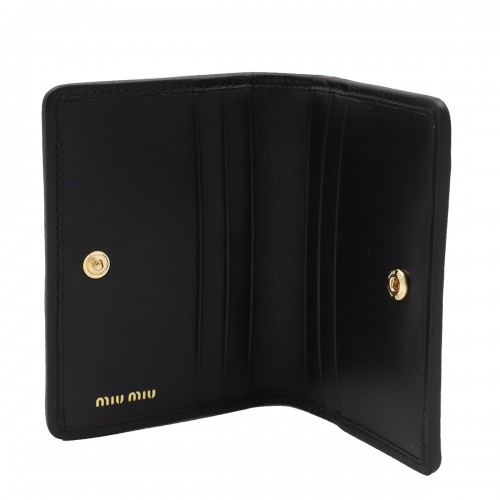 BLACK LEATHER WALLET