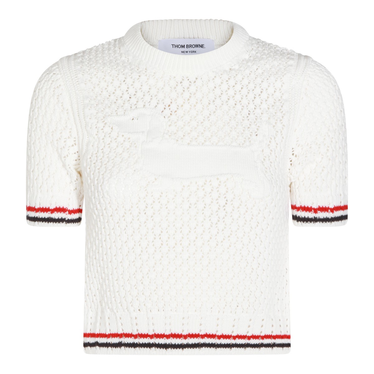 WHITE COTTON KNITWEAR