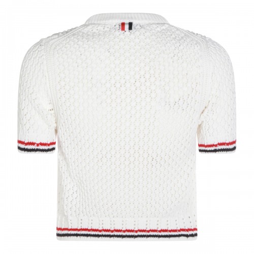 WHITE COTTON KNITWEAR