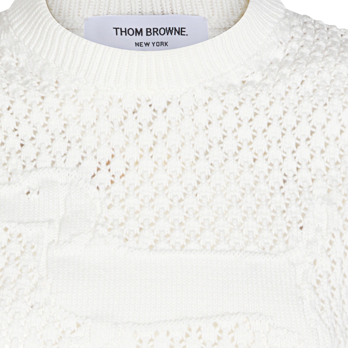 WHITE COTTON KNITWEAR