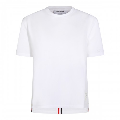WHITE COTTON T-SHIRT