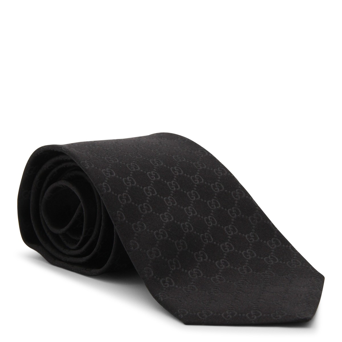 BLACK SILK TIE