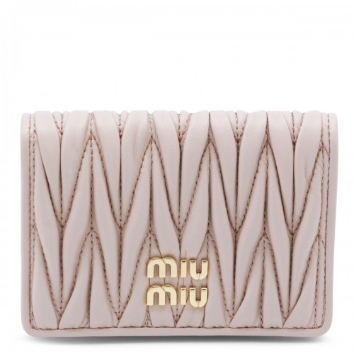 BEIGE LEATHER WALLET
