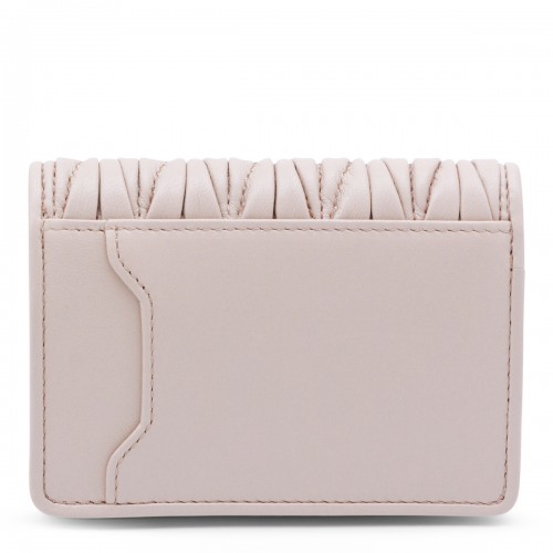 BEIGE LEATHER WALLET