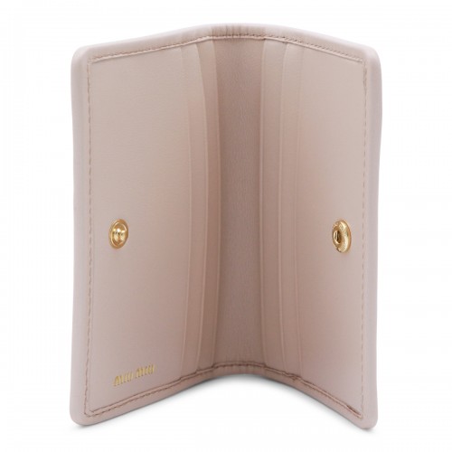 BEIGE LEATHER WALLET