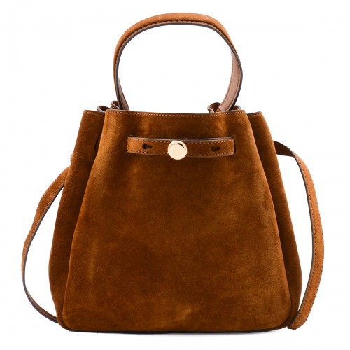 BROWN LEATHER SATCHEL