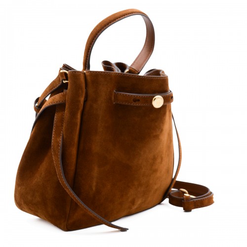 BROWN LEATHER SATCHEL 2