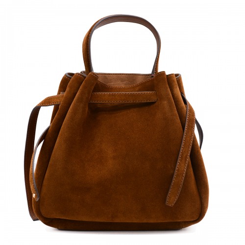 BROWN LEATHER SATCHEL