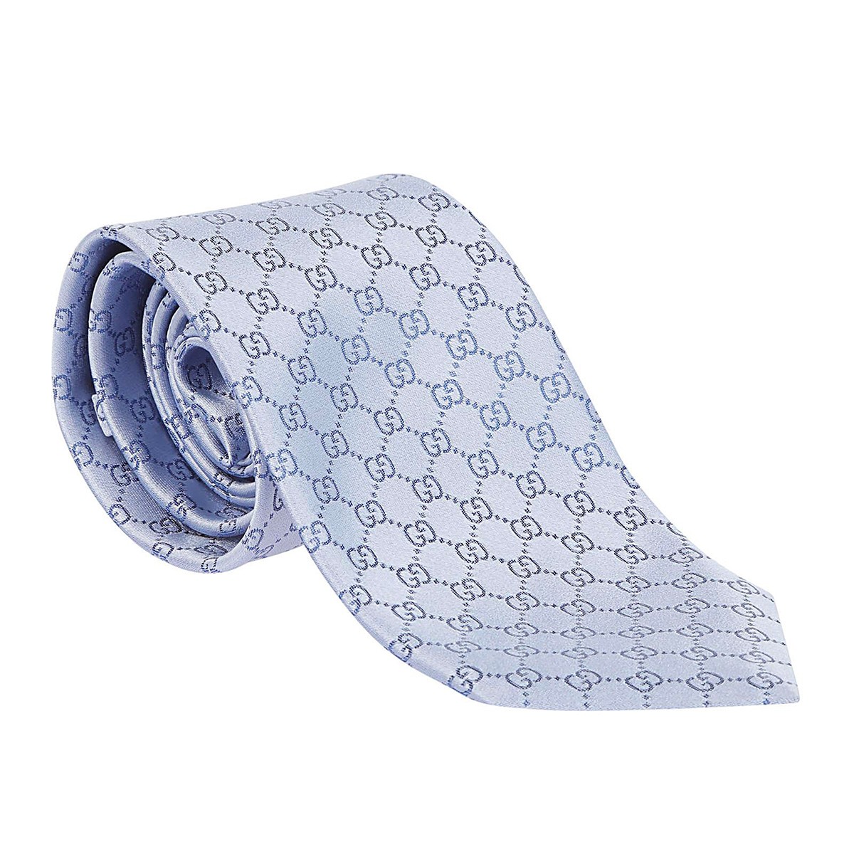 LIGHT BLUE SILK TIE