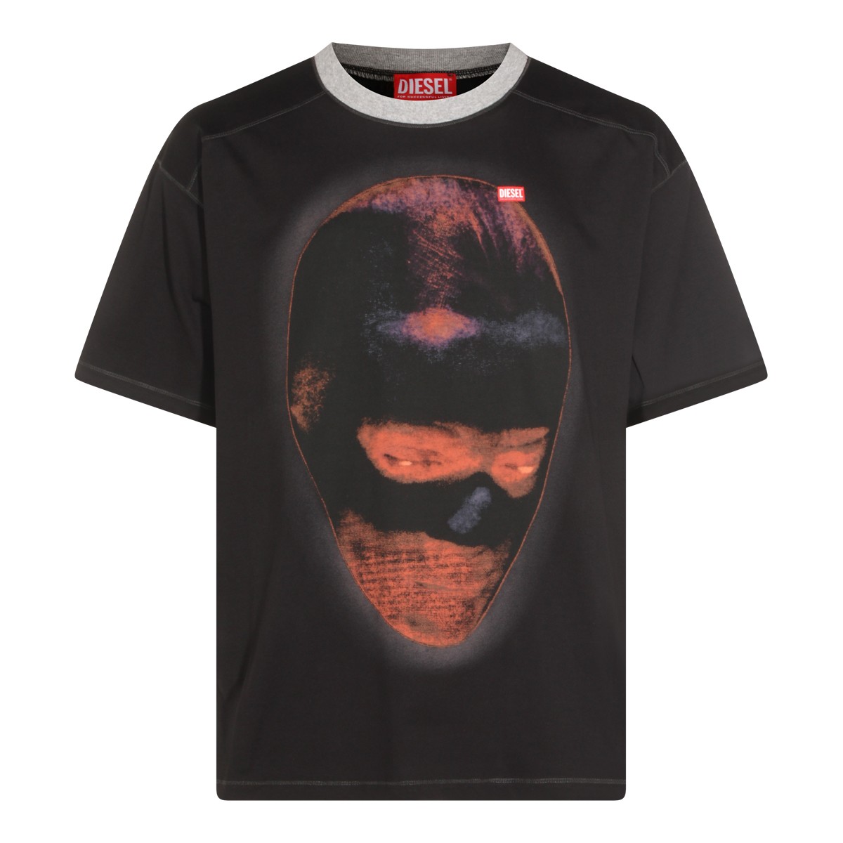 BLACK COTTON T-SHIRT