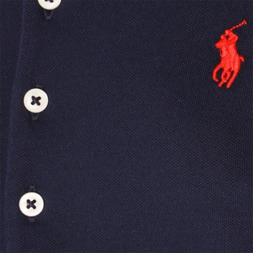 NAVY COTTON POLO SHIRT