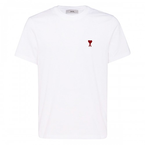 WHITE COTTON T-SHIRT