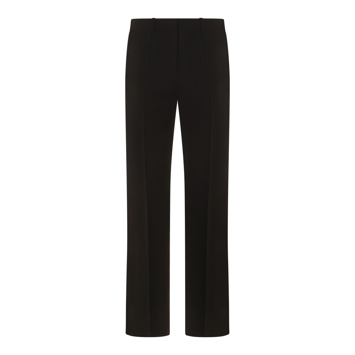 BLACK SILK HIRAM PANTS