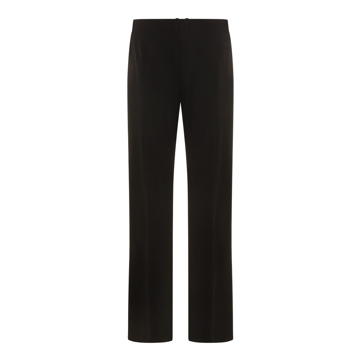 BLACK SILK HIRAM PANTS