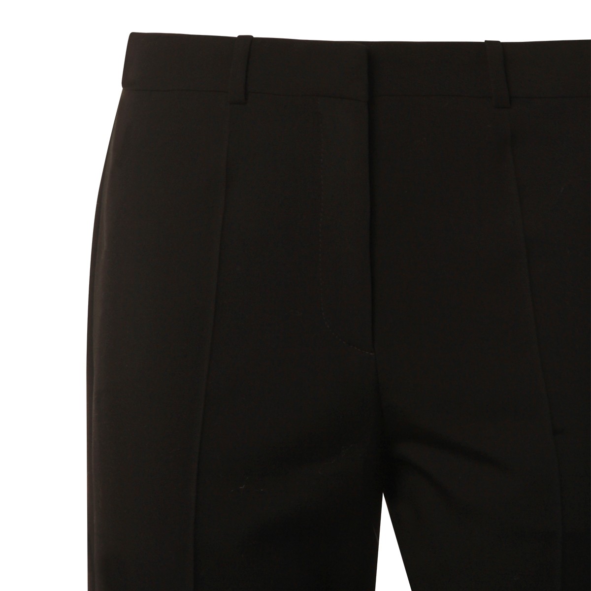 BLACK SILK HIRAM PANTS