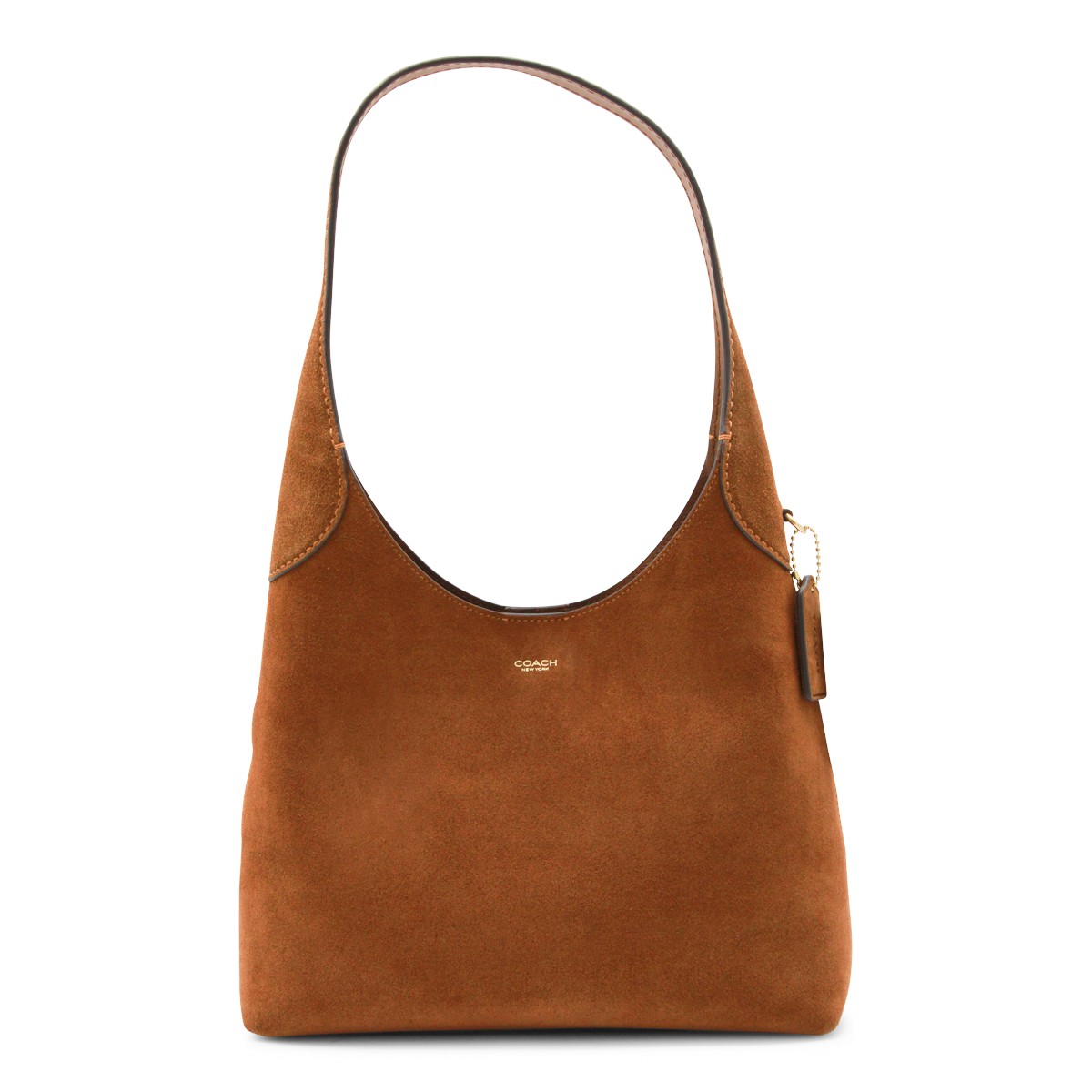WARM BROWN SUEDE BROOKLUN SHOULDER...