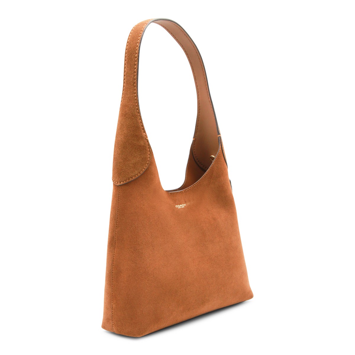 WARM BROWN SUEDE BROOKLUN SHOULDER...