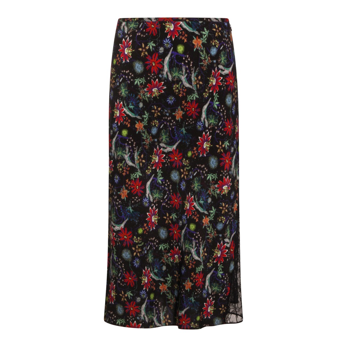 BLACK VISCOSE SKIRT