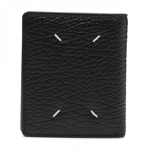 BLACK LEATHER WALLET