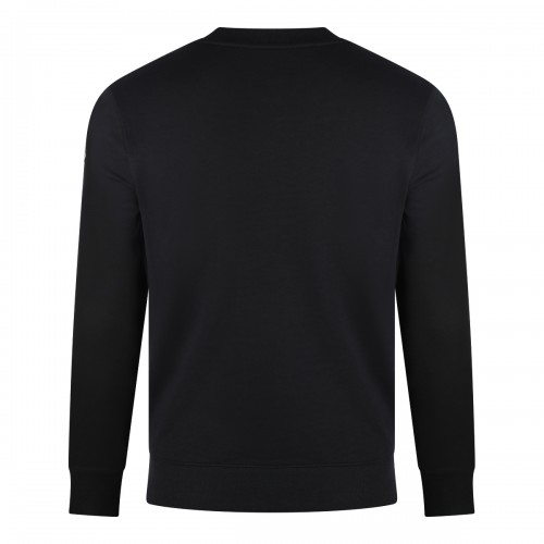 BLACK COTTON SWEATSHIRT