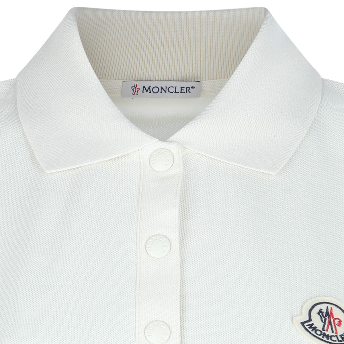 WHITE COTTON POLO SHIRT
