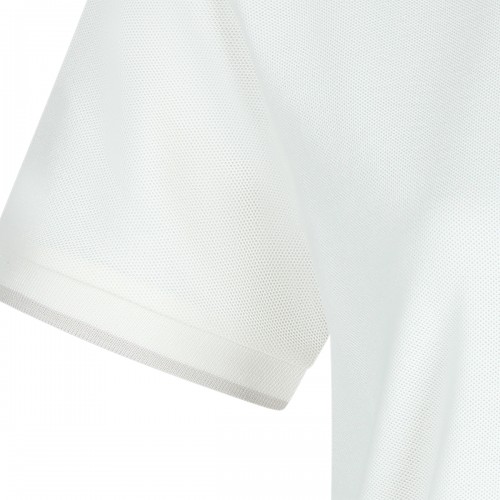 WHITE COTTON POLO SHIRT