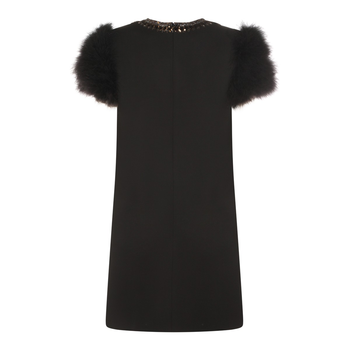 BLACK CASHMERE DRESS