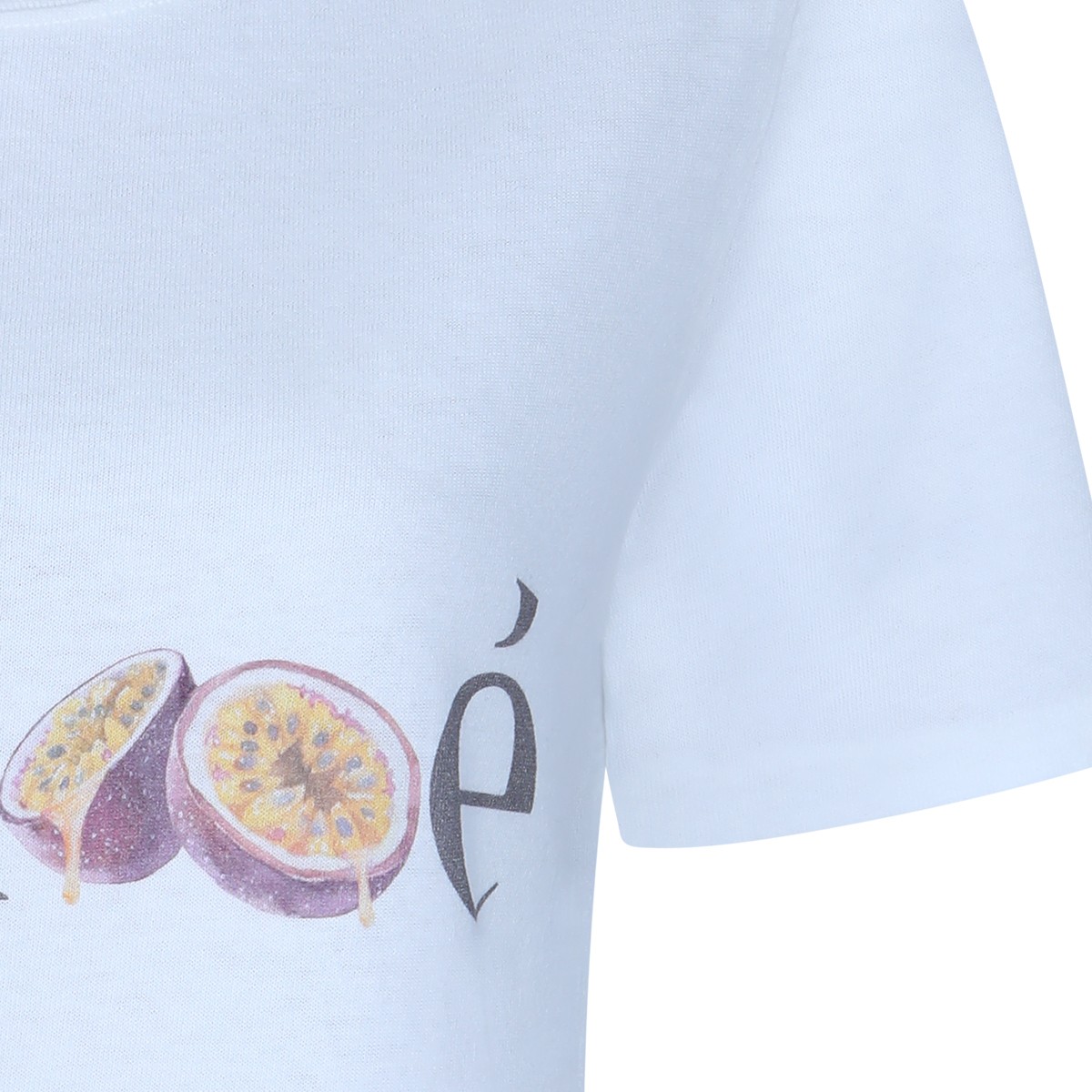 WHITE COTTON T-SHIRT