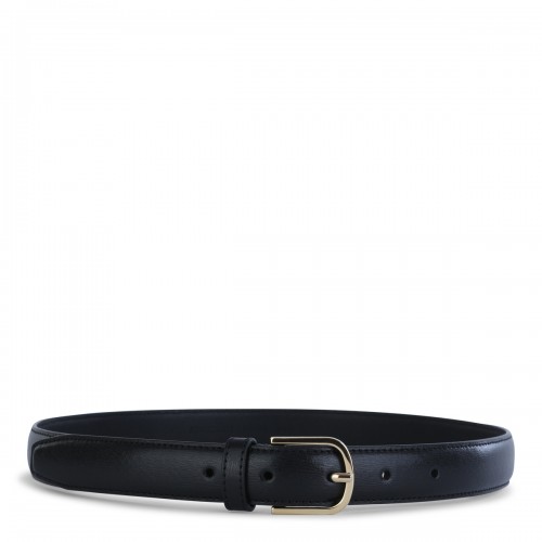 BLACK LEATHER BELT