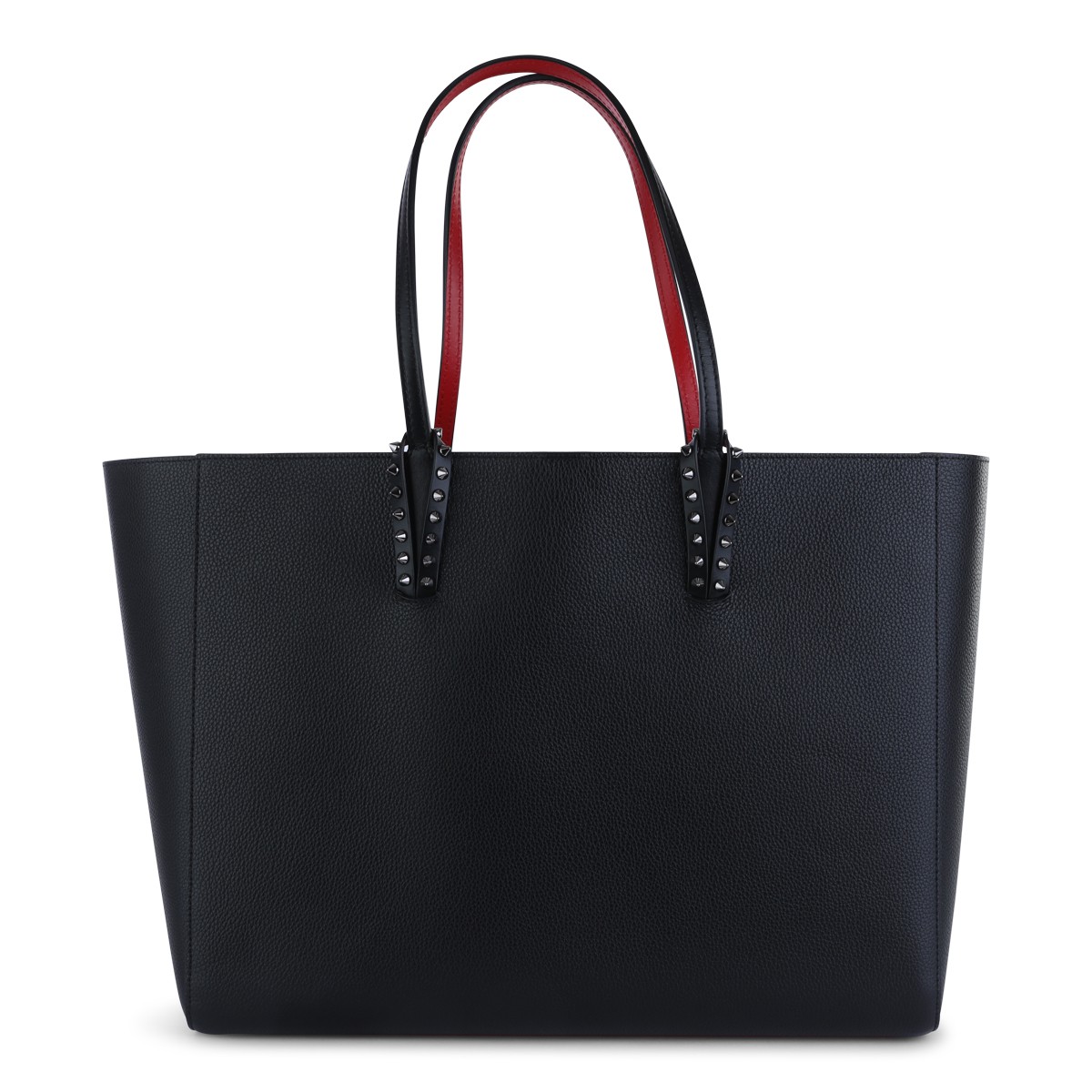 BLACK LEATHER TOTE